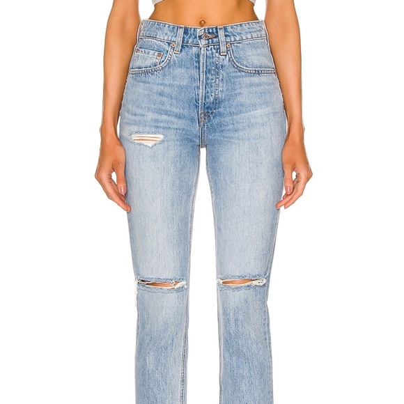 GRLFRND Karolina High Rise Straight Crop